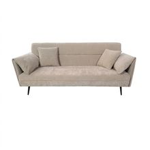 Sofa cama c/ brazos y cojines 3 pts Parker beige