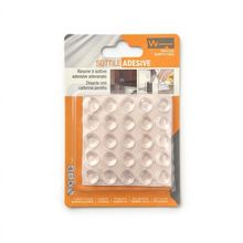 Tope adhesivo redondo 10x3 mm pack 25 piezas