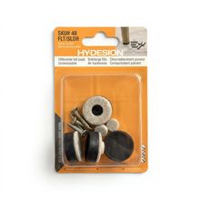 Tope adhesivo redondo 25x9 mm â€“ set 4 piezas
