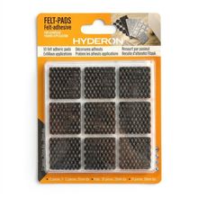 Tope adhesivo cuadrado 25x25 mm â€“ pack 18 piezas