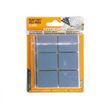 Tope adhesivo cuadrado 25x25 mm â€“ pack 18 piezas