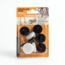 Tope adhesivo redondo 25x10 mm â€“ pack 8 piezas