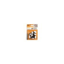 Tope adhesivo redondo 19x10 mm â€“ pack 8 piezas