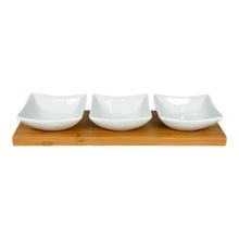 Jgo de bowls c/bandeja 4pzas 8x25.8x4cm