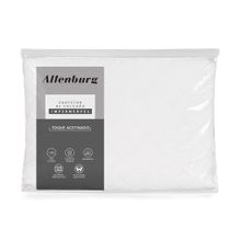 Protector de colchon king con elastico impermeable toque satinado blanco 193cm x 203cm x 50cm