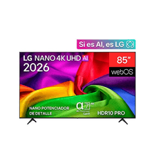 Televisor lg 85'' nu800b 4k uhd smart ai thinq