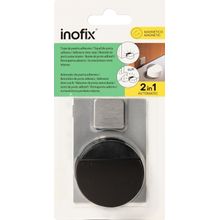 Tope de puerta negro mate de plastico 2