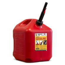 Bidon de gasolina, 5 galones 18 lt rojo